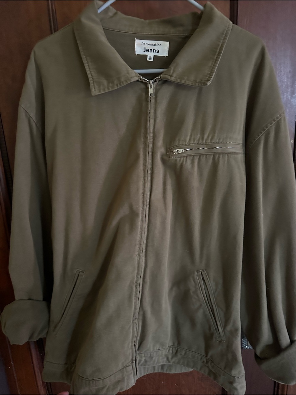 Reformation OliveUtility Jacket - Picture 2 of 3